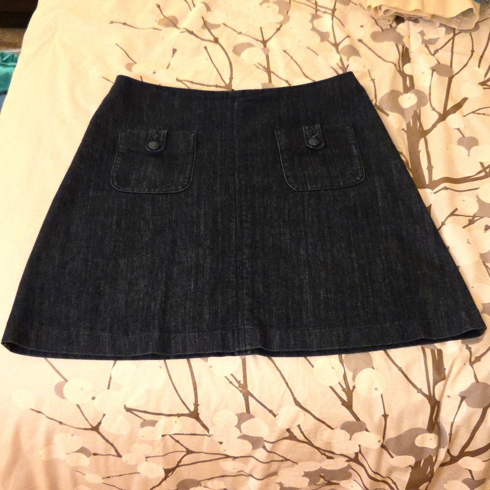Boden A-Line Denim Skirt